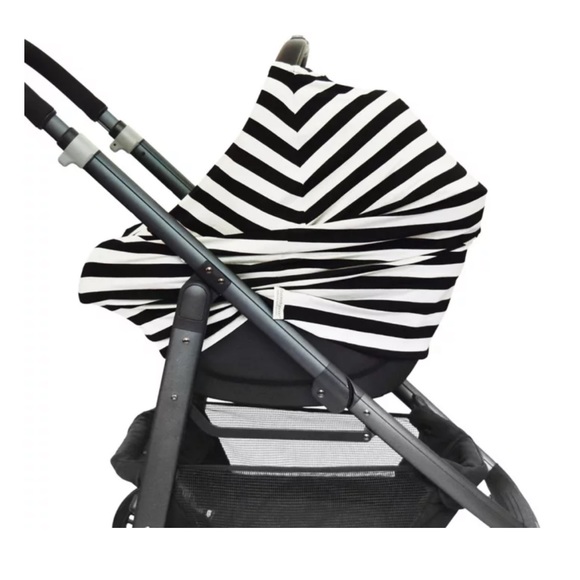 New Striped Multi-use Nursing Cover - Picture 2 of 6